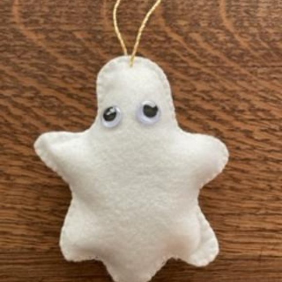 New Ghost Ornaments. Set of 5. Hand Crafted. - Picture 2 of 2